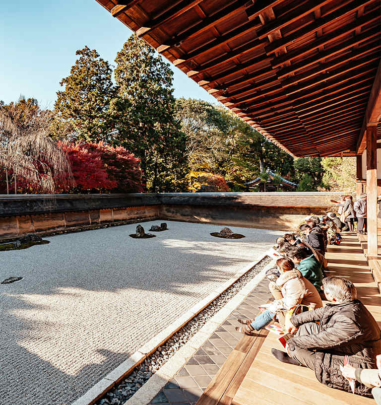Ryoanji-Tempel verbindet Ästhetik, Vergangenheit und Gegenwart