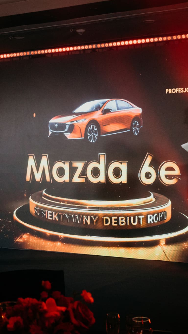 Mazda6e z dwiema nagrodami w Profesjonalnym Teście Flotowym 2025 organizowanym przez Stowarzyszenie Kierowników Flot Samochodowych