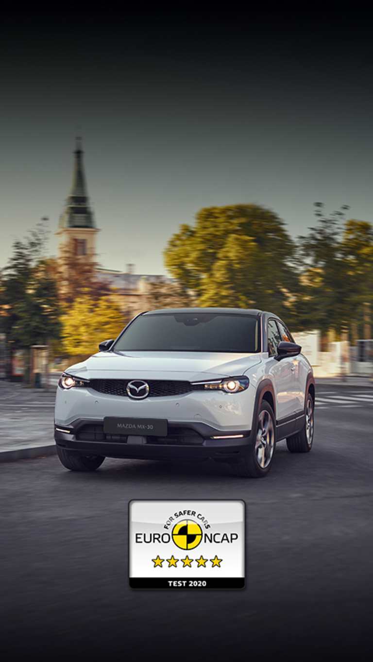 Mazda MX-30 zdobywa 5 gwiazdek w testach Euro NCAP