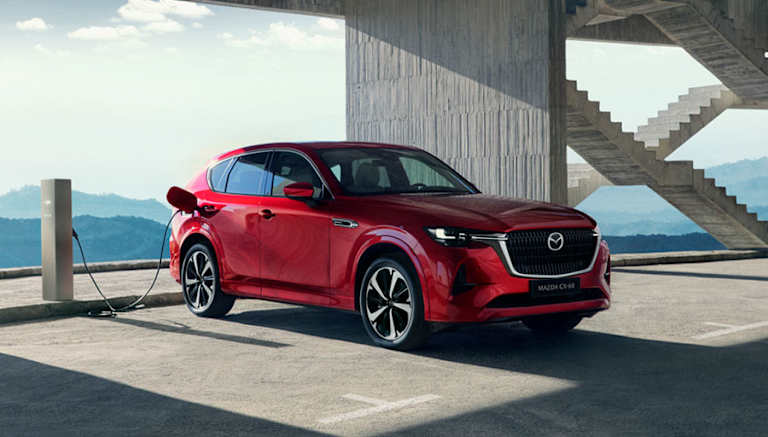 Mazda CX-60 laddhybrid laddning