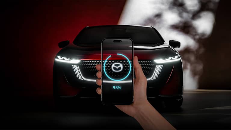 MAZDA CHARGING APP*: POWER IN YOUR HANDS.