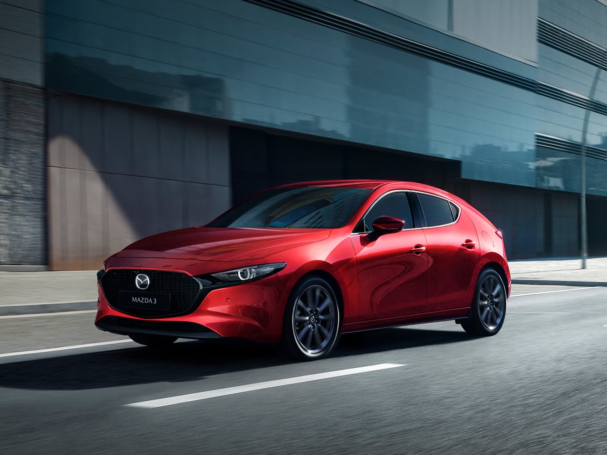 Mazda range sales of cars