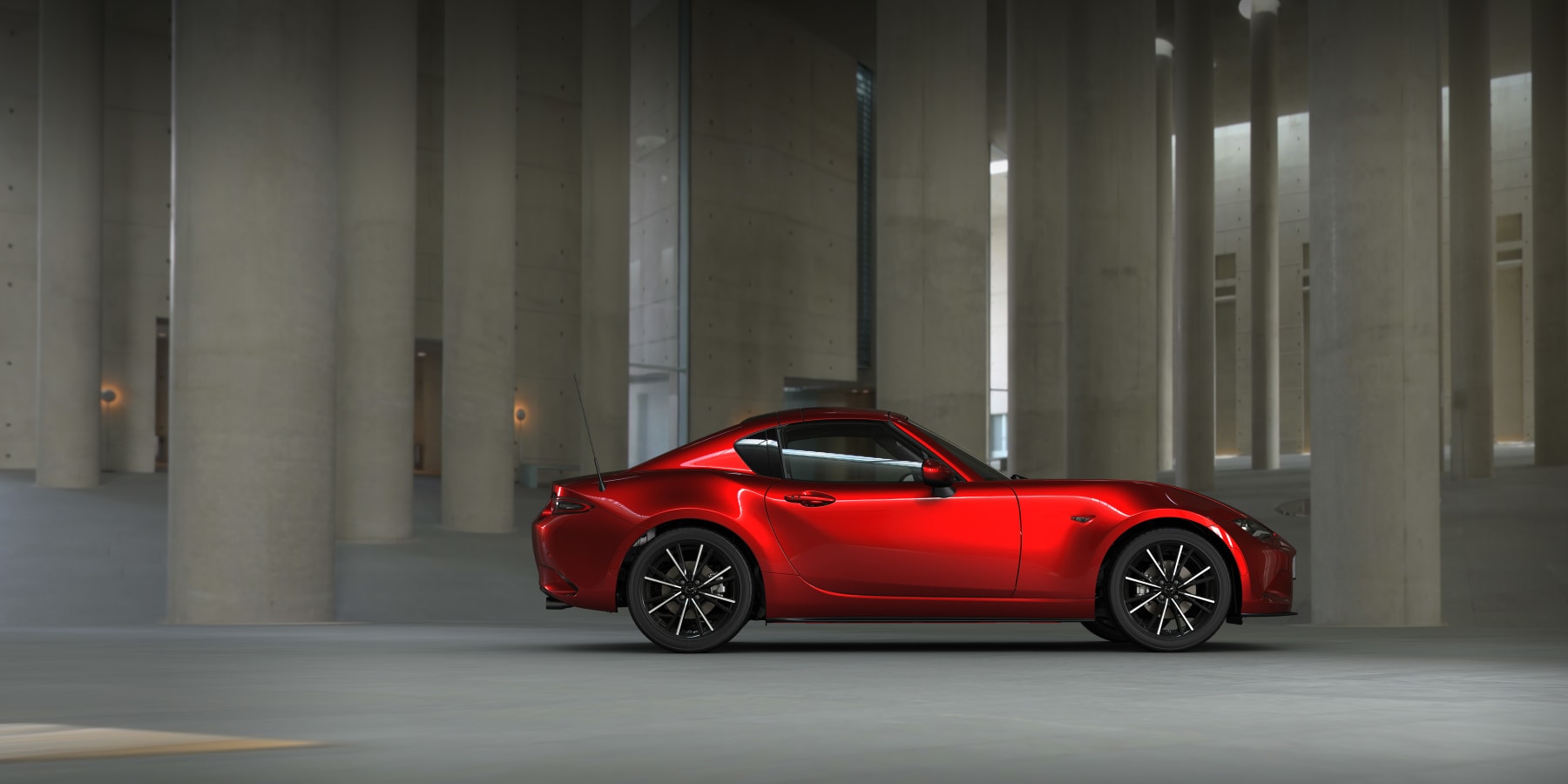 Für Mazda MX-5 (nd) 2016-2023 Oxford Stoff schwarz Auto Heck