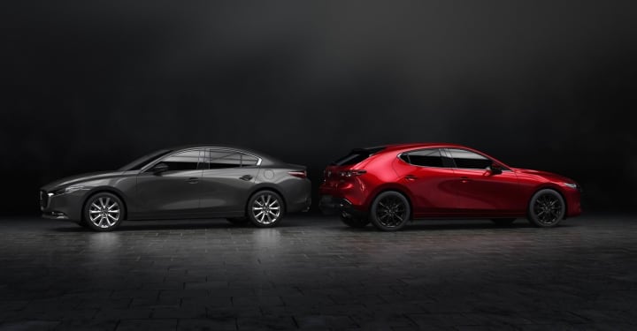 Mazda3 - wersje wyposażenia hatchback i sedan: KAI, KANJO, HIKARI, ENSO