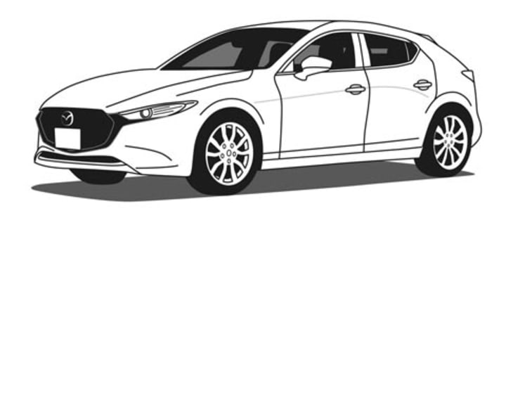 Mazda Colouring-in