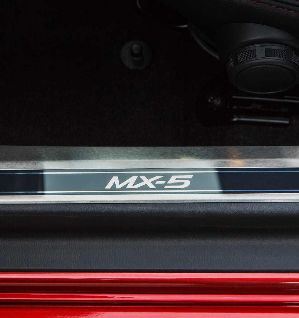 Page des accessoires du roadster Mazda MX-5
